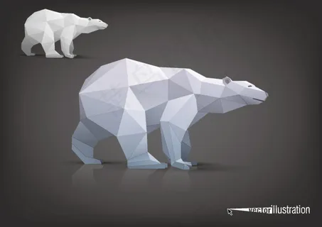 立面体动物模型05——矢量素材 立面体动物模型05——矢量素材