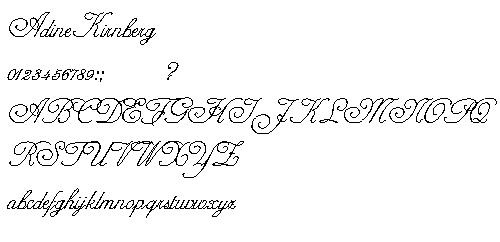 AdineKirnberg 英文字...