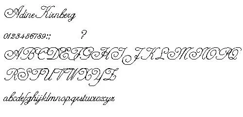 AdineKirnberg 英文字...