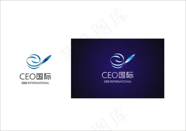 房地产写字楼标志矢量素材cdr矢量模版下载