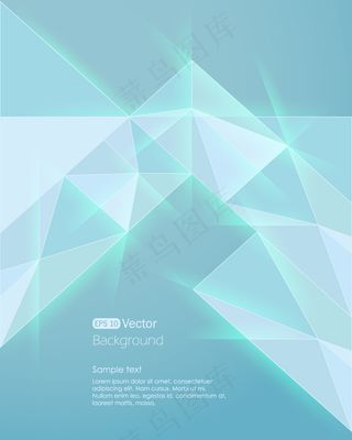 蓝色抽象背景矢量素材