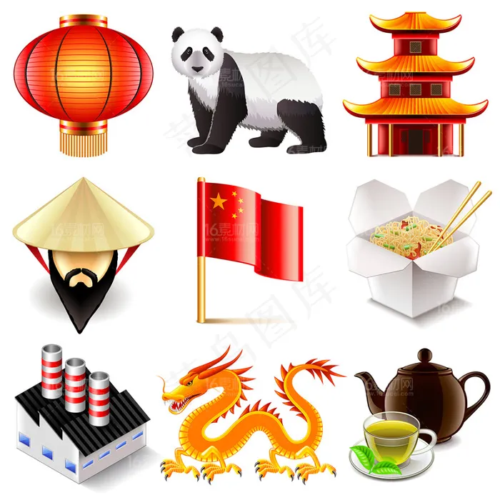 精美生活百科图标设计矢量素材eps,ai矢量模版下载