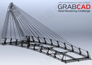 grabcad实时渲染的挑战-玻璃...