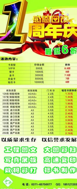 周年庆活动x展架图片