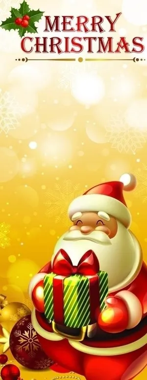 圣诞展架易拉宝图片