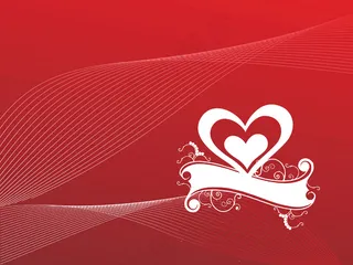 壁纸的心和文本字段