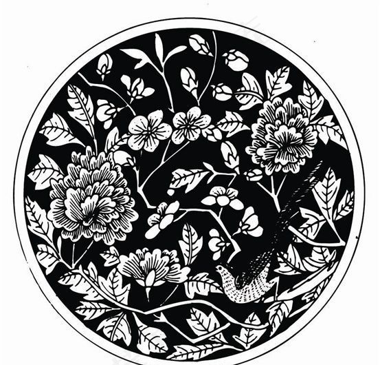元明时代 矢量版画 古典图案 矢量中华五千年 AI源文件_0340ai矢量模版下载