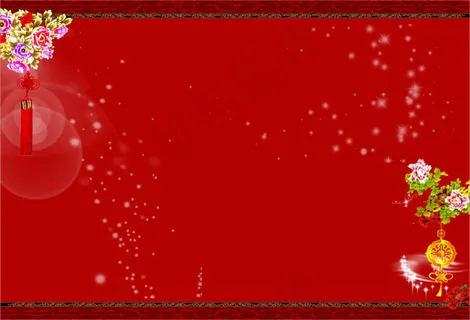 中国结大花橙底纹