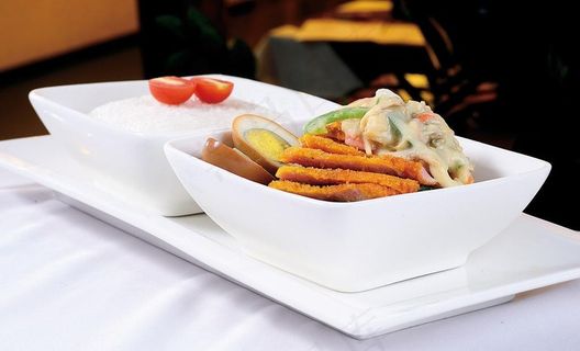 吉列猪扒套餐图片