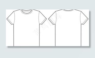 文化衫底图图片
