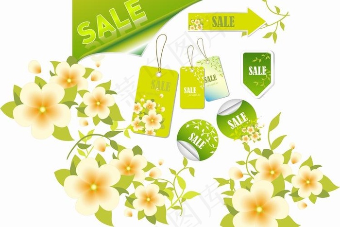 标签标识购物图标矢量素材172