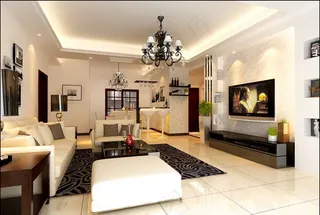 电视背景墙装修设计效果图