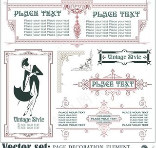 欧式复古花纹图片