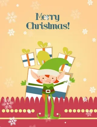 卡通圣诞背景图片