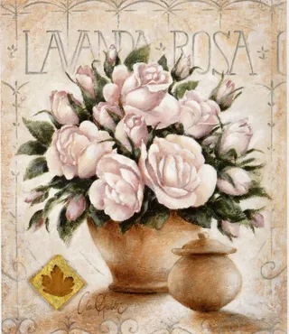 欧式装饰画 rosa花图片