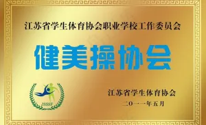 江苏省学生体育协会授健美操协会铜牌...