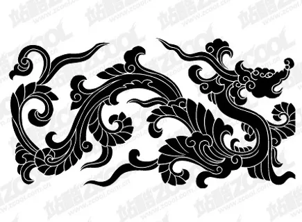 经典的中国龙矢量素材