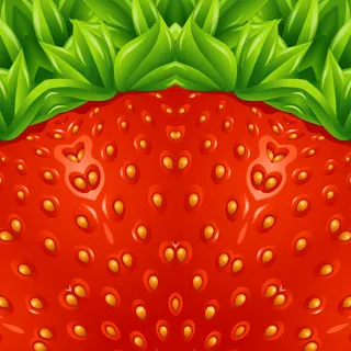 夏季草莓背景矢量素材