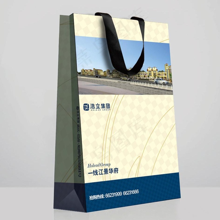 手提袋 环保袋 (平面图)图片eps,ai矢量模版下载