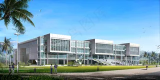 图书馆效果图图片