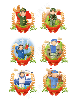 八一建军节党建红色革命