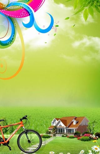 春季踏青海报PSD素材