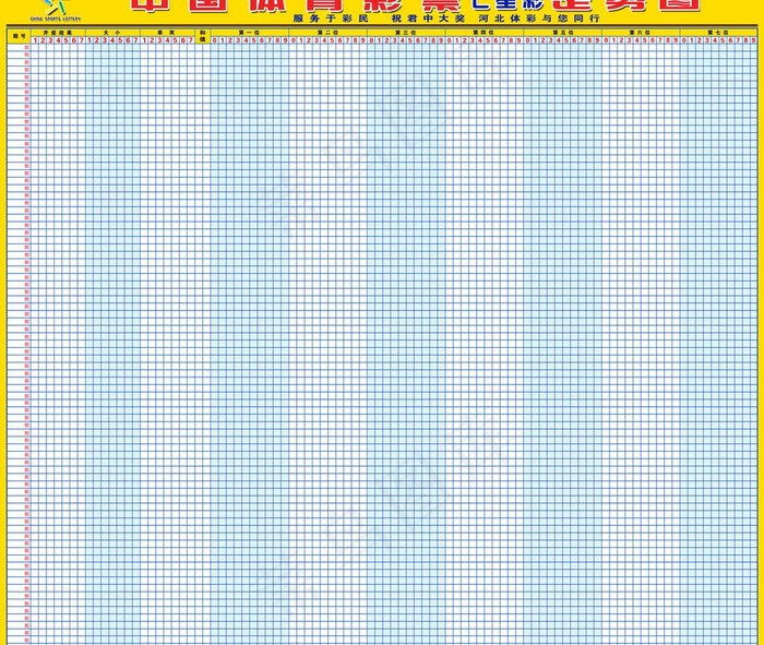 七星彩走势图图片