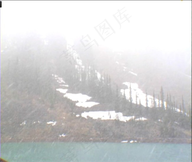 雪山雾景视频素材素材下载