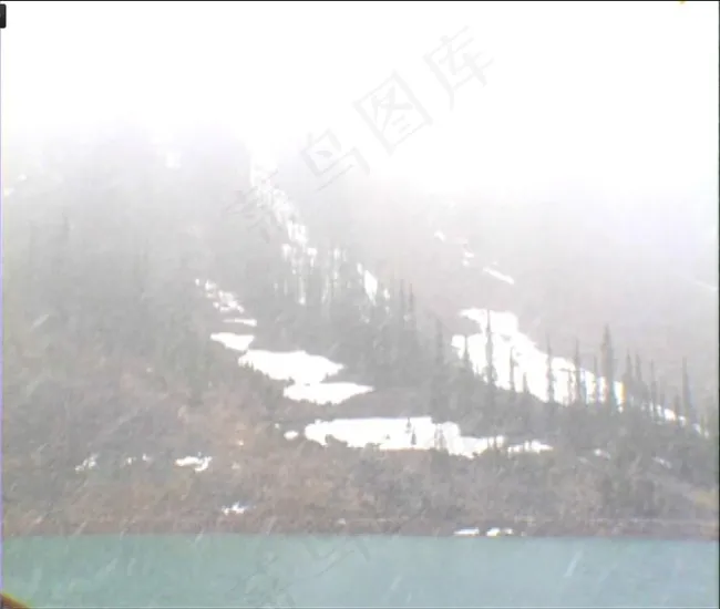 雪山雾景视频素材素材下载