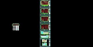 三层国家电网办公楼设计图纸