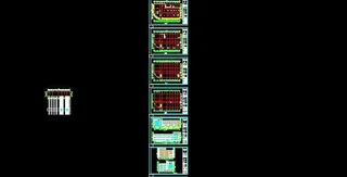 三层国家电网办公楼设计图纸