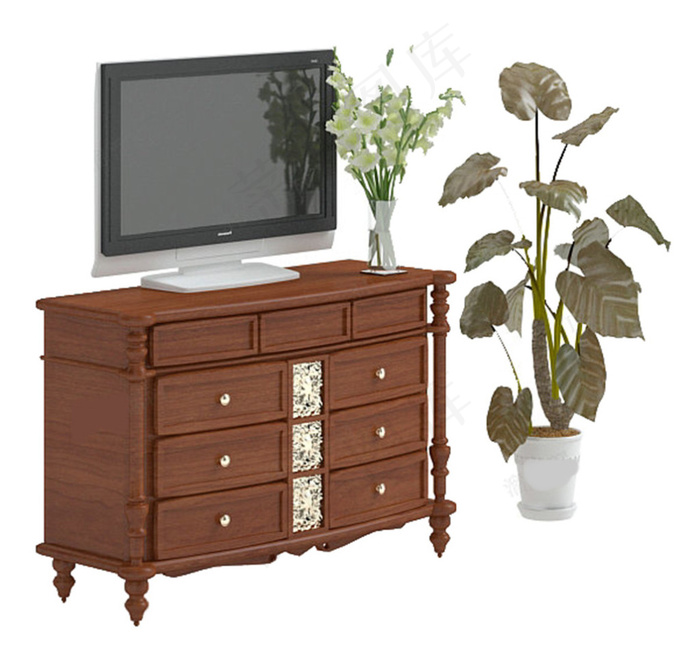 现代柜子素材模板下载