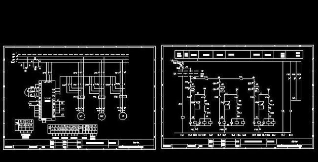 变频控制电机一控三设计方案图
