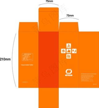 包装盒设计矢量素材 彩盒设计