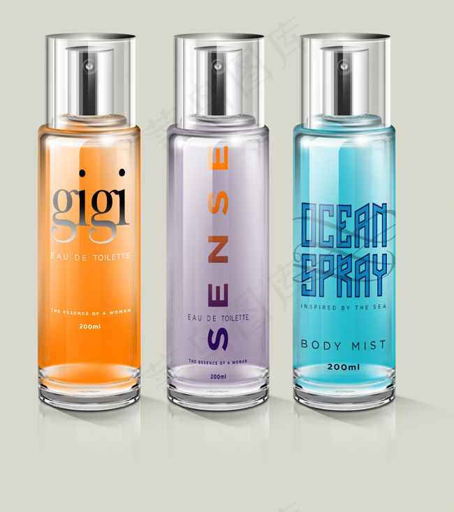 化妆品瓶子样机