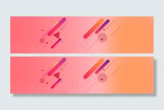 促销几何背景banner