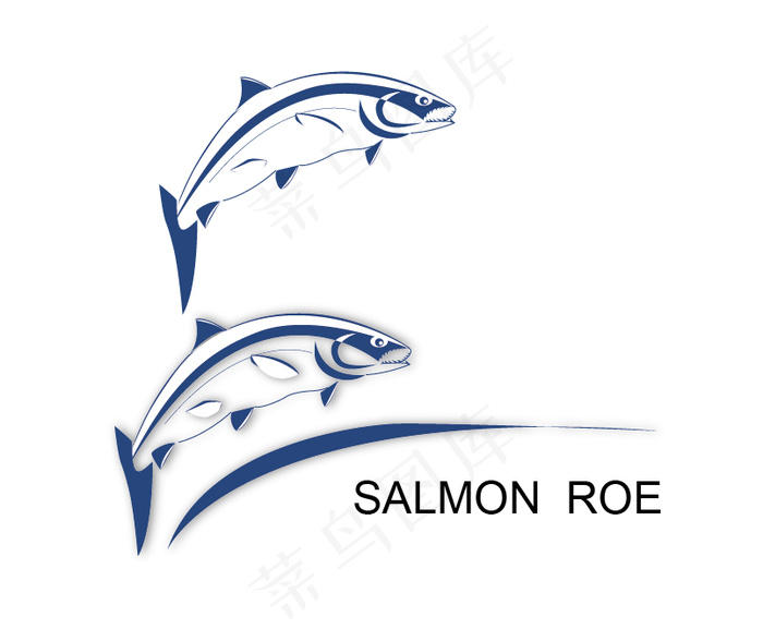 矢量 三文鱼