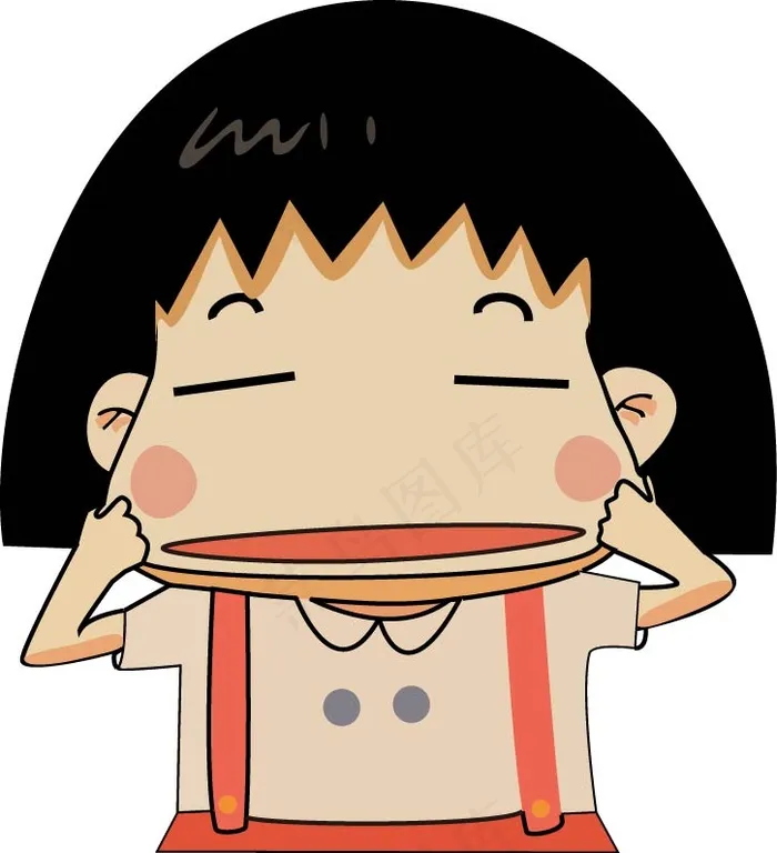 调皮小丸子ai矢量模版下载