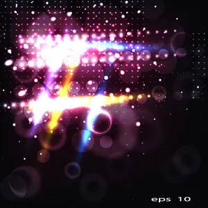 璀璨星光背景04—矢量素材