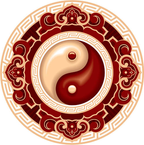 龙纹等中国风传统古典纹饰