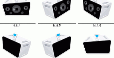 苹果纯白制造hifi系列图标