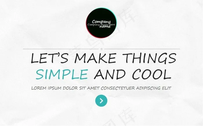 简洁欧美风模板