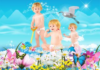 婴儿宝宝psd素材