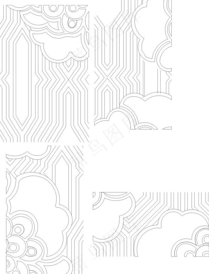 欧式花纹图片