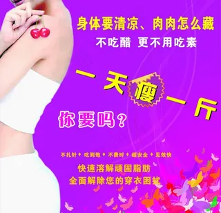 减肥海报图片