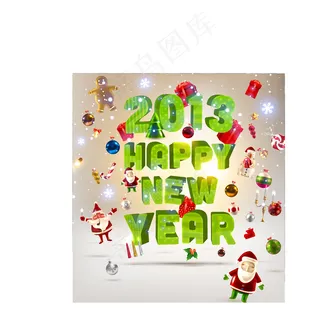 精美圣诞节主题背景矢量素材2