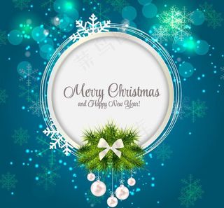 梦幻光斑圣诞节背景图片