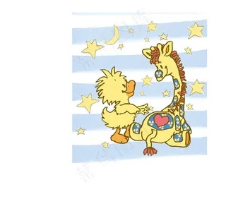 鸭子和长颈鹿图片