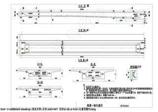 箱梁一般构造图cad图纸