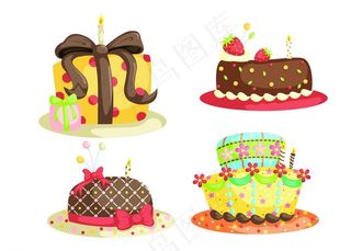 卡通蛋糕图片